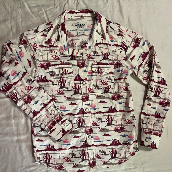 Ariat Other - Ariat Girls button down. EUC. Sz S (8).